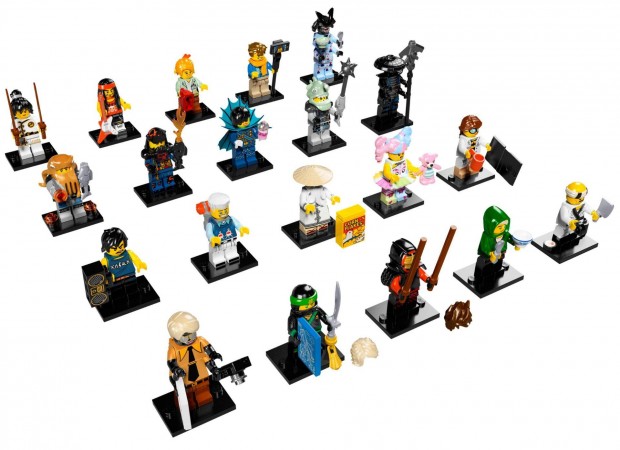 LEGO Gyjthet minifigura Ninjago Movie szria, teljes sorozat 20 db,