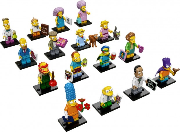 LEGO Gyjthet minifigura Simpson 2 szria, teljes sorozat 16 db, 7100