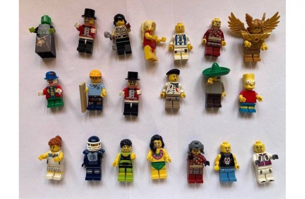 LEGO Gyjthet minifigurk s alkatrszek (vegyes, mlesztett)