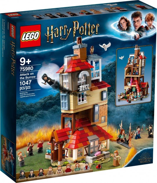 LEGO Harry Potter 75980 Attack on the Burrow j, bontatlan
