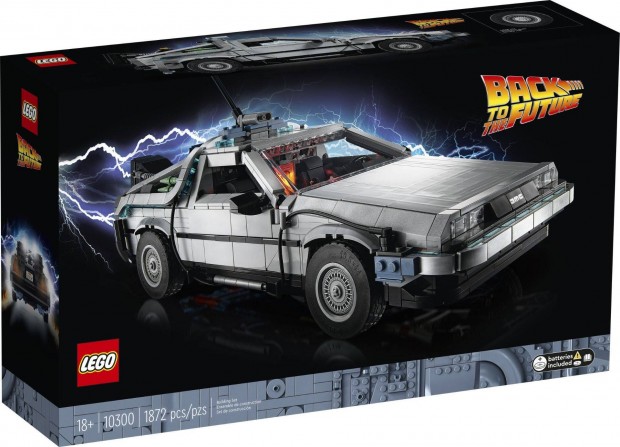 LEGO Icons 10300 Back to the Future Time Machine j, bontatlan