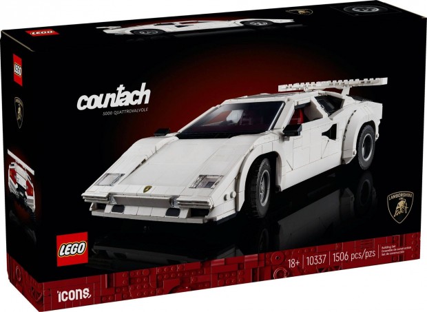 LEGO Icons 10337 Lamborghini Countach 5000 Quattrovalvole j, bontatla