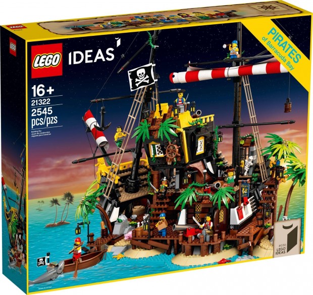 LEGO Ideas 21322 Pirates of Barracuda Bay új, bontatlan