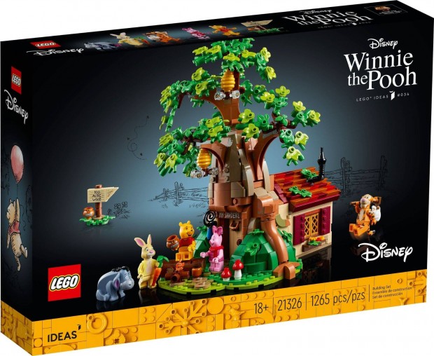 LEGO Ideas 21326 Winnie the Pooh j, bontatlan