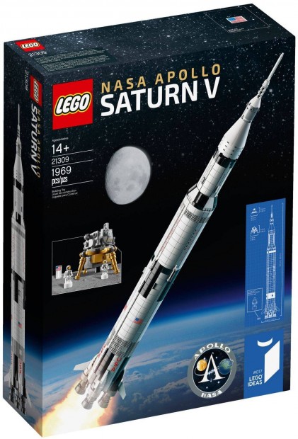 LEGO Ideas 92176 NASA Apollo Saturn V bontatlan, új
