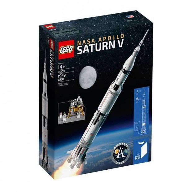 LEGO Ideas - NASA Apollo Saturn V, j, bontatlan (21309)