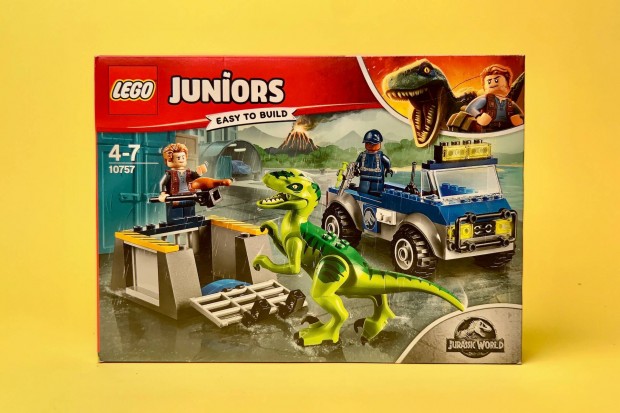 LEGO Jurassic World 10757 Raptor Rescue Truck, Uj, Bontatlan