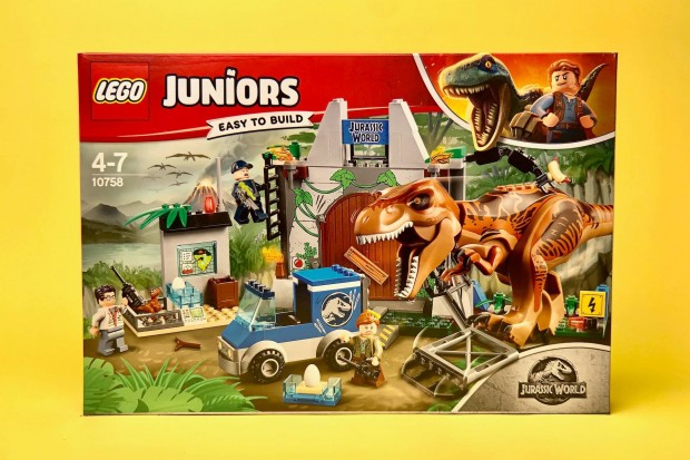LEGO Jurassic World 10758 T. Rex Breakout, Uj, Bontatlan