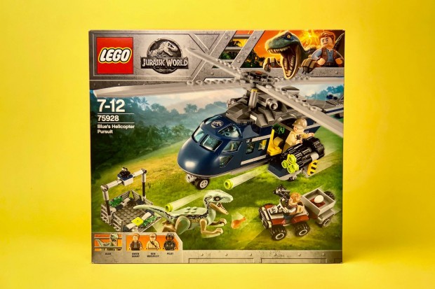 LEGO Jurassic World 75928 Blue's Helicopter Pursuit, Uj, Bontatlan