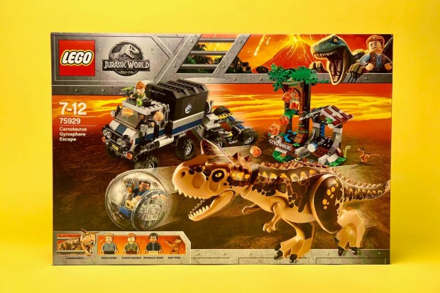 LEGO Jurassic World 75929 Carnotaurus Gyrosphere Escape, Uj Bontatlan