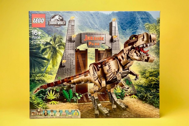 LEGO Jurassic World 75936 Jurassic Park T. rex Rampage, j, Bontatlan