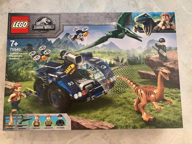 LEGO Jurassic World 75940 - Gallimimus s Pteranodon kitrse (j, bon