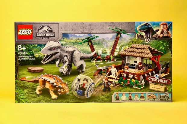 LEGO Jurassic World 75941 Indominus rex vs. Ankylosaurus, j Bontatlan