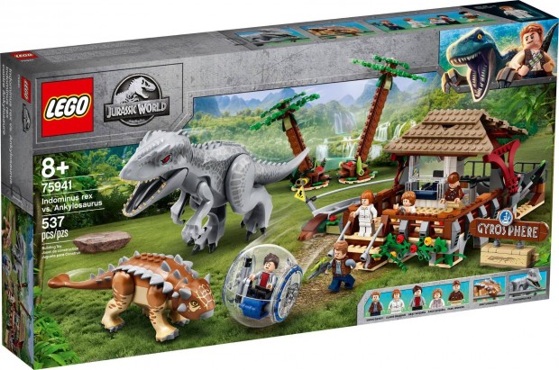 LEGO Jurassic World 75941 Indominus rex vs. Ankylosaurus j, bontatlan