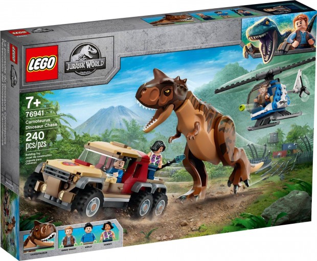 LEGO Jurassic World 76941 Carnotaurus Dinosaur Chase j, bontatlan