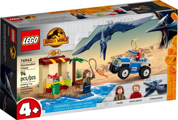 LEGO Jurassic World 76943 Pteranodon Chase j, bontatlan