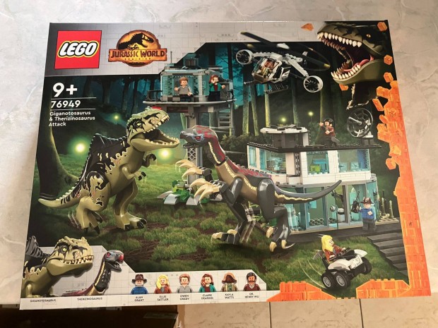 LEGO Jurassic World 76949 - Giganotosaurus s therizinosaurus tmads