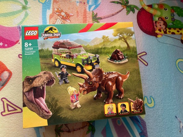 LEGO Jurassic World 76959 - Triceratops kutats (j, bontatlan)