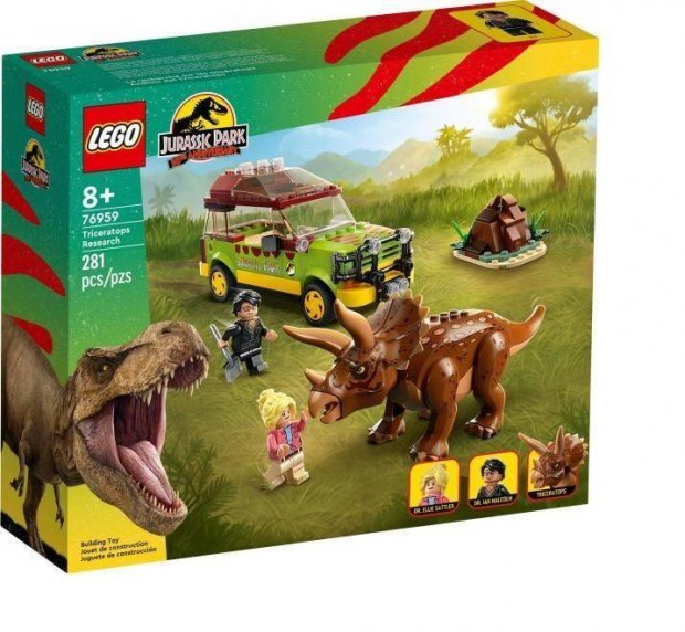 LEGO Jurassic World - Triceratops kutats (76959)