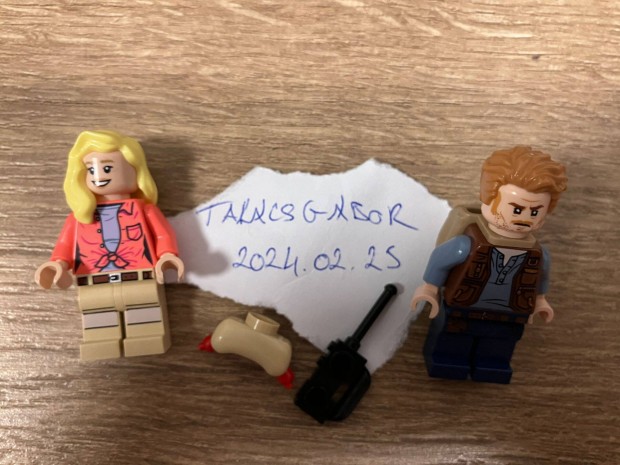 LEGO Jurassic World jw116 Ellie Sattler és Owen Grady