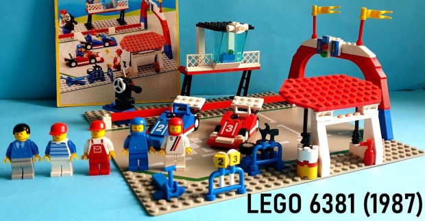 LEGO Legoland 6381 Motor Speedway (1987), hinytalan, tmutat