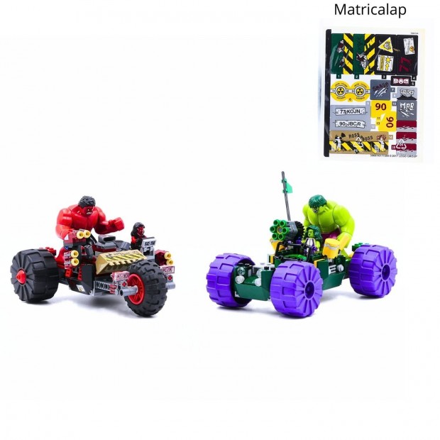 LEGO MARVEL 76078 Hulk s Vrs Hulk sszecsapsa - 76078