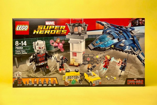 LEGO Marvel 76051 Super Hero Airport Battle, Uj, Bontatlan