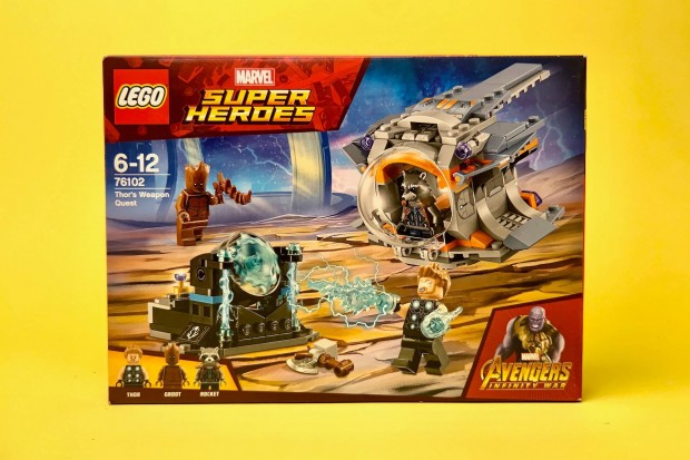 LEGO Marvel 76102 Thor's Weapon Quest, Uj, Bontatlan