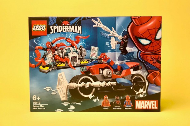 LEGO Marvel 76113 Pkember motoros mentse, Uj, Bontatlan