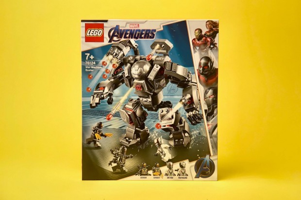 LEGO Marvel 76124 War Machine Buster, j, Bontatlan