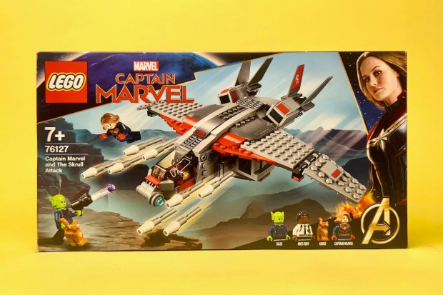 LEGO Marvel 76127 Captain Marvel and The Skrull Attack, Uj, Bontatlan