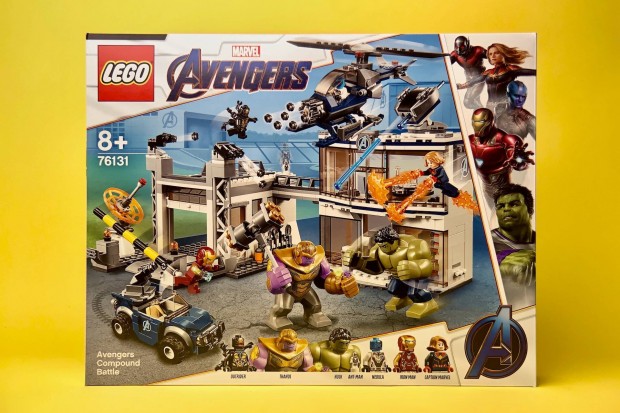 LEGO Marvel 76131 Avengers Compound Battle, Uj, Bontatlan