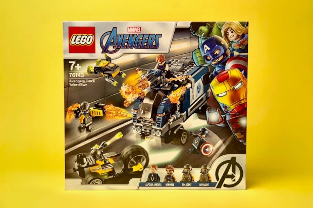 LEGO Marvel 76143 Avengers Truck Take-down, Uj, Bontatlan