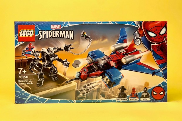 LEGO Marvel 76150 Spiderjet vs. Venom Mech, Uj, Bontatlan