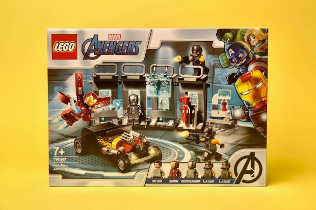 LEGO Marvel 76167 Iron Man Armory, Uj, Bontatlan