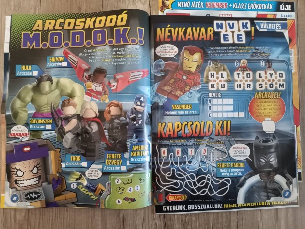 LEGO Marvel Avengers szuperhs magazin, jsg 3db