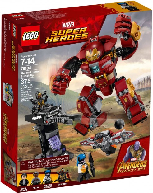 LEGO Marvel Super Heroes 76104 The Hulkbuster Smash-Up j, bontatlan