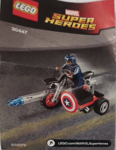 LEGO Marvel Super Heroes - Amerika kapitny motorbiciklije 30447