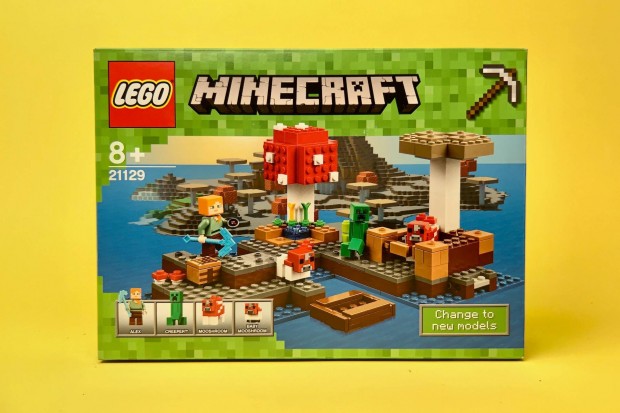 LEGO Minecraft 21129 A Gombasziget, Uj, Bontatlan