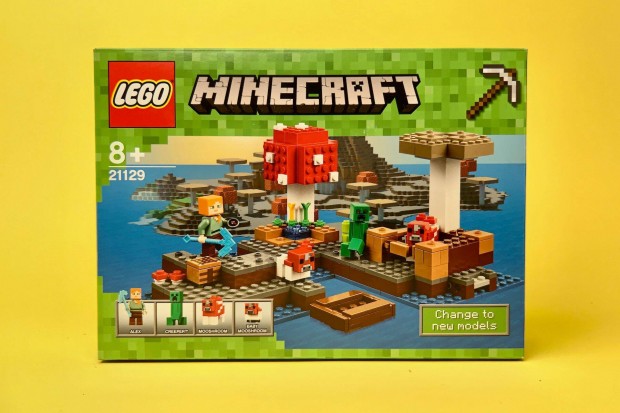 LEGO Minecraft 21129 The Mushroom Island, Uj, Bontatlan