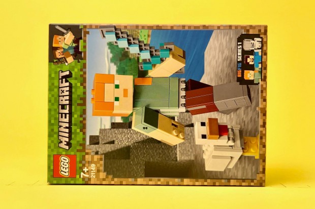 LEGO Minecraft 21149 Alex Bigfig with Chicken, j, Bontatlan