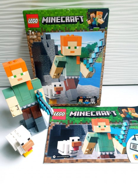 LEGO Minecraft 21149 - Bigfig Alex csirkével