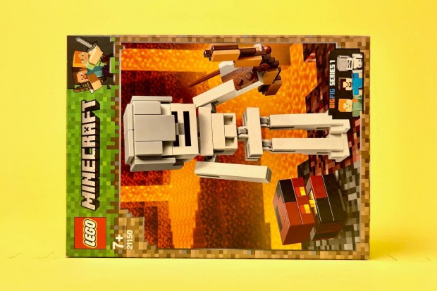 LEGO Minecraft 21150 Skeleton Bigfig with Magma Cube, j, Bontatlan
