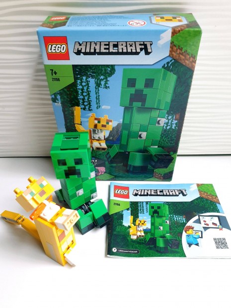 LEGO Minecraft 21156 - Bigfig Creeper és Ocelot