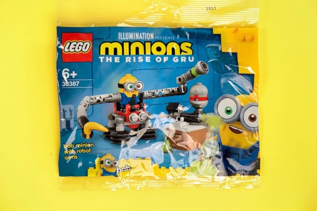 LEGO Minions 30387 Bob Minion with Robot Arms, j, Bontatlan