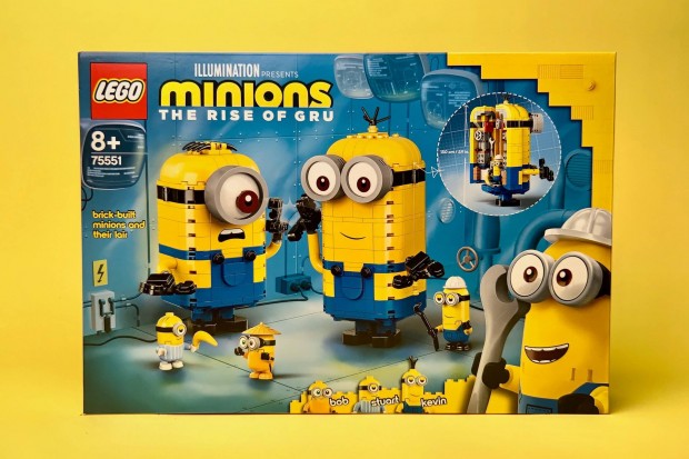 LEGO Minions 75551 Brick-built Minions and their Lair, j, Bontatlan