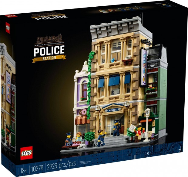 LEGO Modular Buildings 10278 Police Station j, bontatlan