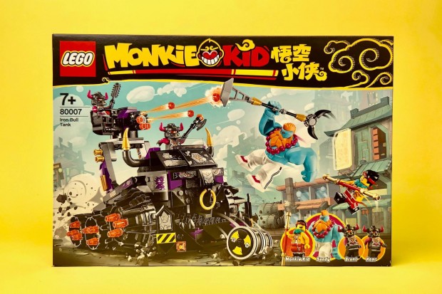 LEGO Monkie Kid 80007 Iron Bull Tank, Uj, Bontatlan