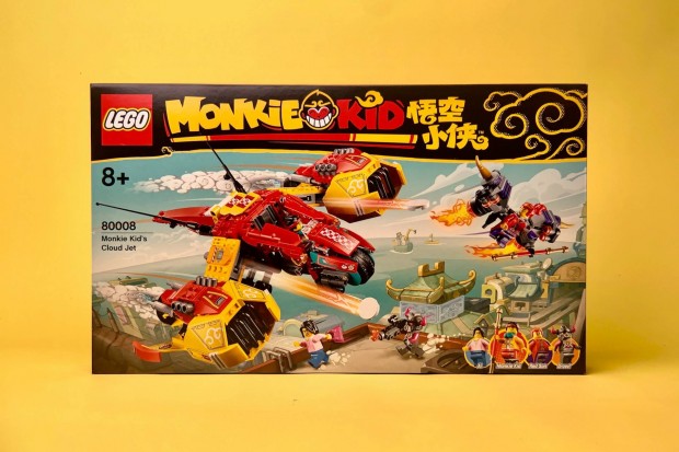 LEGO Monkie Kid 80008 Monkie Kid's Cloud Jet, j, Bontatlan