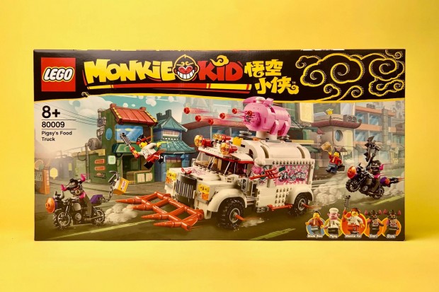 LEGO Monkie Kid 80009 Pigsy's Food Truck, Uj, Bontatlan